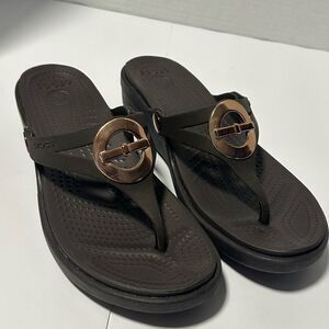 CROCS Brown Sandals Stylish Summer Comfort